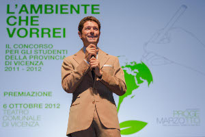 Matteo Marzotto_Presidente Associazione Progetto Marzotto, Premiazione Ambiente che vorrei